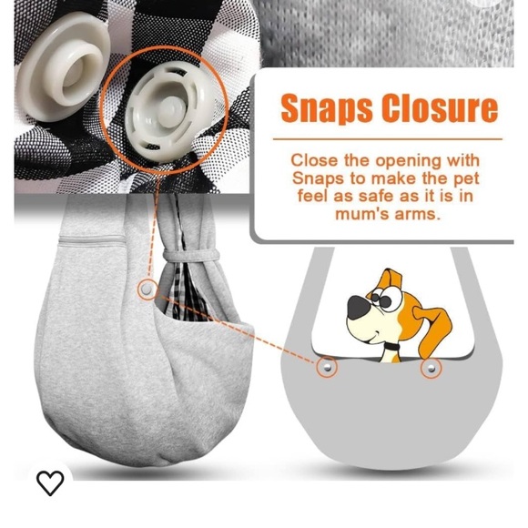 NWOT TOMKAS Dog Sling Carrier - Picture 11 of 15